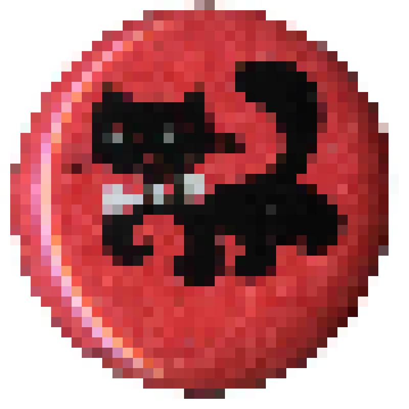 Значок. Детские. Кошка, на иголке. СССР