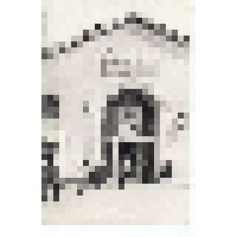 Ф/чб. Здание ж/д вокзала г. Гагарин (бывший Гжатск) Смоленской обл. Вид на центральный вход. 1968