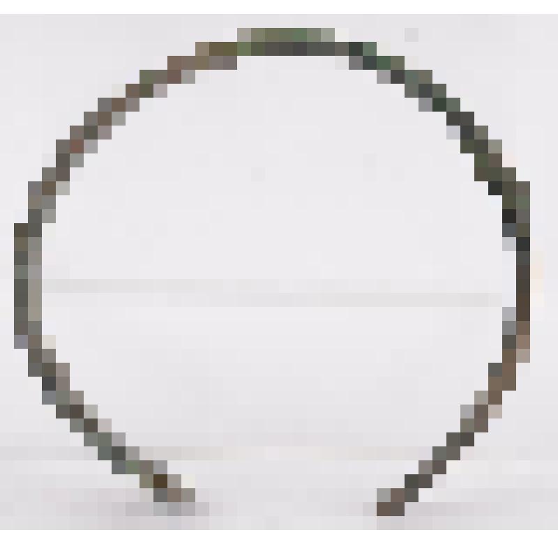 Браслет округлой формы из стержня вытянуто-овальной в сечении формы, на одном конце расширение с вдавленной точкой у основания расширенной части