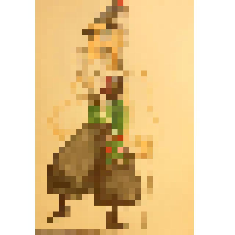 Эскиз куклы. "Старик". Театр кукол. "Майская ночь, или Утопленница" (Режиссер В. Бредис). Кострома