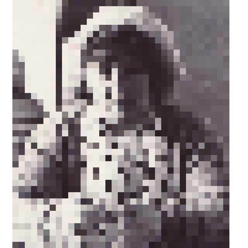 Фотография черно-белая "Л. Н. Никулина – ветеран ЗЖБК"