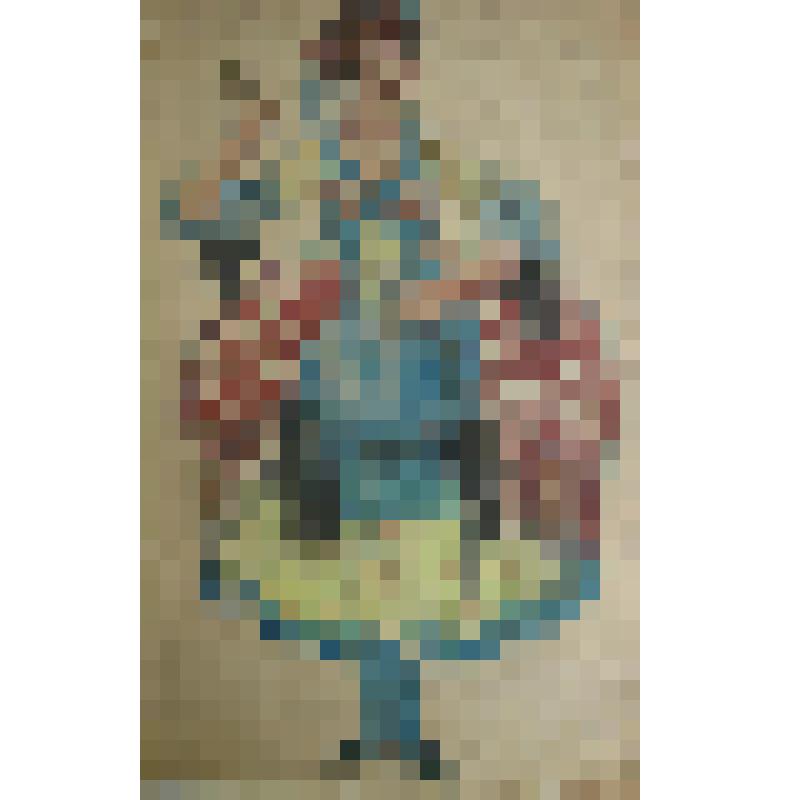 Эскиз женского костюма. "Безумный день, или Женитьба Фигаро" (Режиссер А. Я. Таиров). Москва, Государственный московский камерный театр