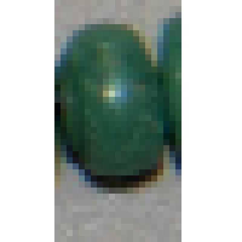 Бисер зеленый круглый уплощенный, №396 в низке