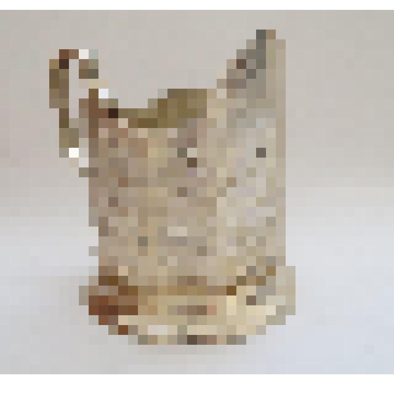 Подстаканник желтого цвета с ручкой