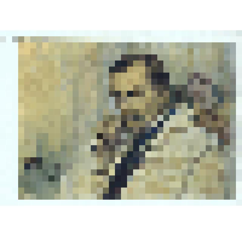 Портрет скульптора К. А. Клодта. 1912 г. Репродукция картины И. С. Горюшкина-Сорокопудова