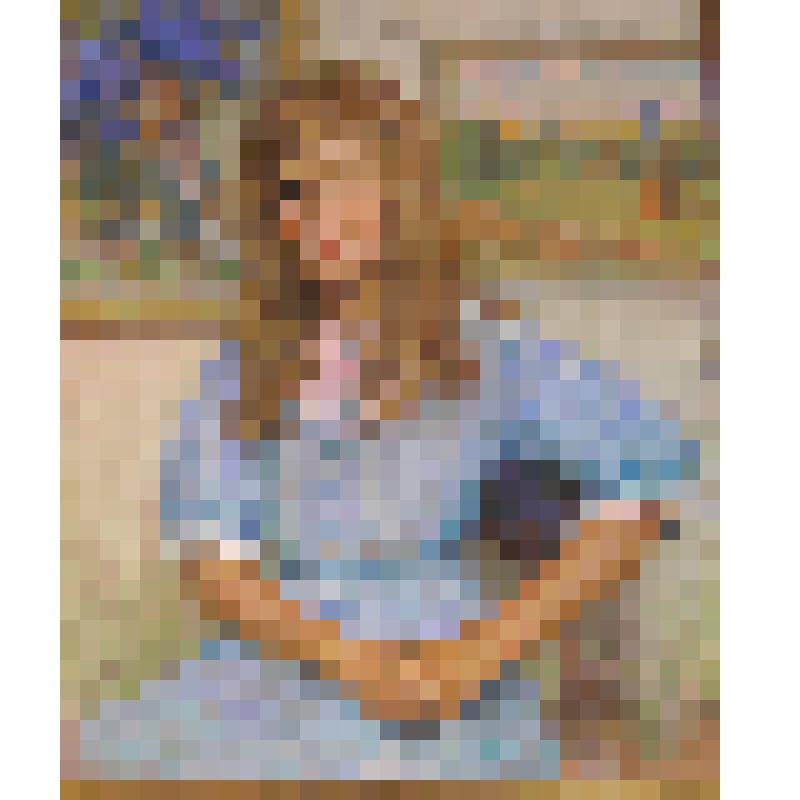 Картина "Девочка в голубом"