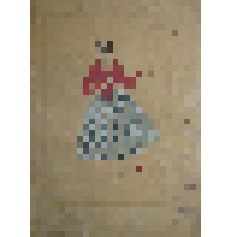 Эскиз женского костюма. Наташа. 1-й костюм (актриса М.А. Дурасова). "Униженные и оскорбленные" (Премьера 26 апреля 1932 г. (последний спектакль (131-й в Ленинграде) 22 июня 1935 г. Режиссёры И.Н. Берсенев и С.Г. Бирман.

). Москва, Московский Художественн