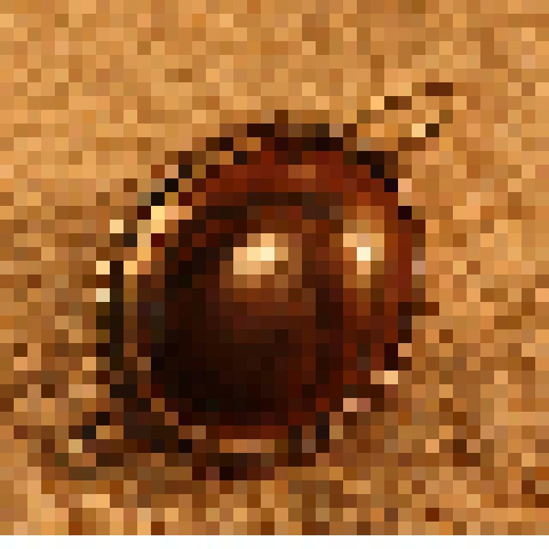 Серьга из поделочного камня коричневого цвета с разводами Ермаковой В.А., народной артистки СССР, из коллекции материалов Ермаковой Валентины Александровны (1924-2003), народной артистки СССР, лауреата Государственной премии России и премии имени Станисла