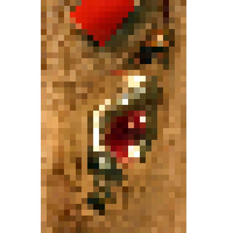 Игрушка елочная. Сосулька с розовым фонариком, из коллекции игрушек для Новогодней елки