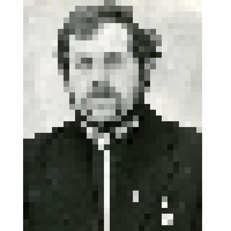 Фотография ч/б. Калашников Владимир Андреевич, командир комсомольского оперативного отряда объекта №15 СХК (Сибирского химического комбината)