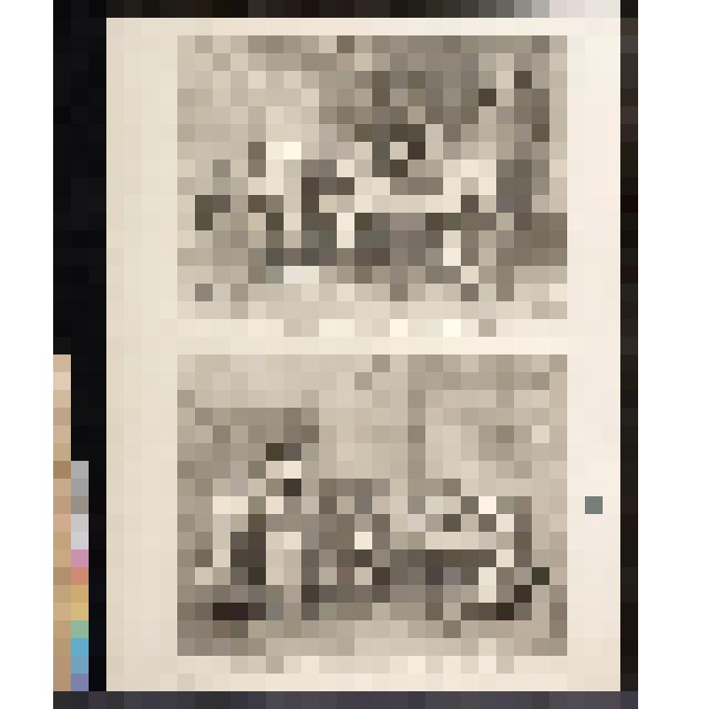 a) Споры о хиромантии. 1782; b) Корсажник (The Staymaker). 1782, из альбома «The Works of William Hogarth»