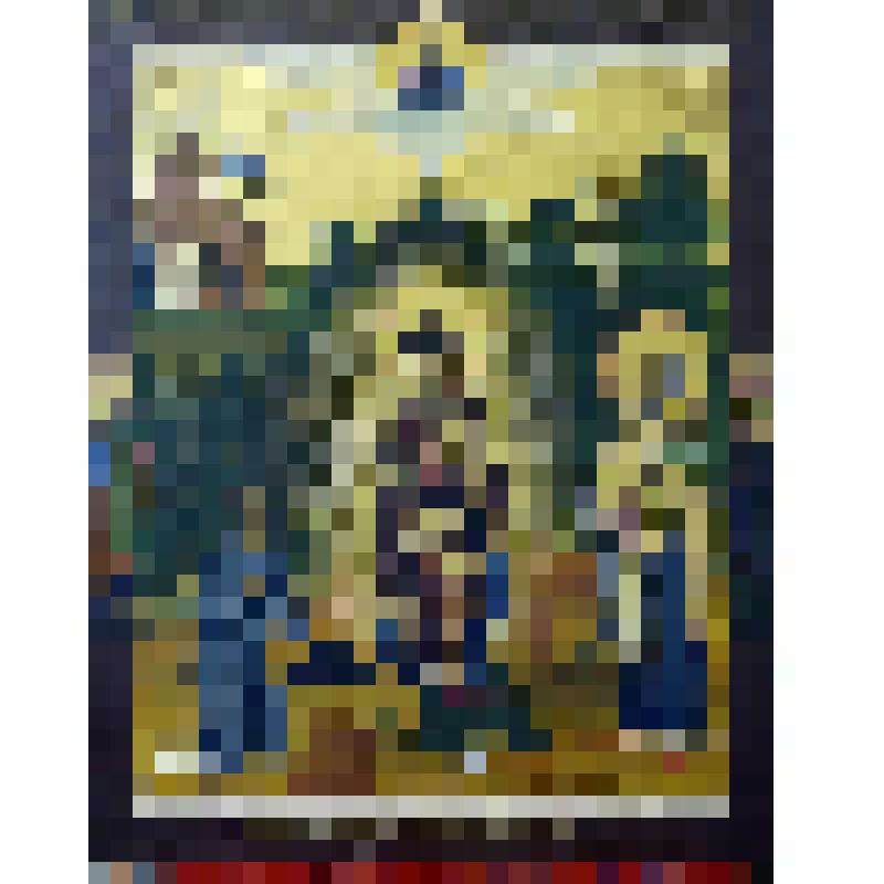 Явление Богоматери в пустыне. Икона