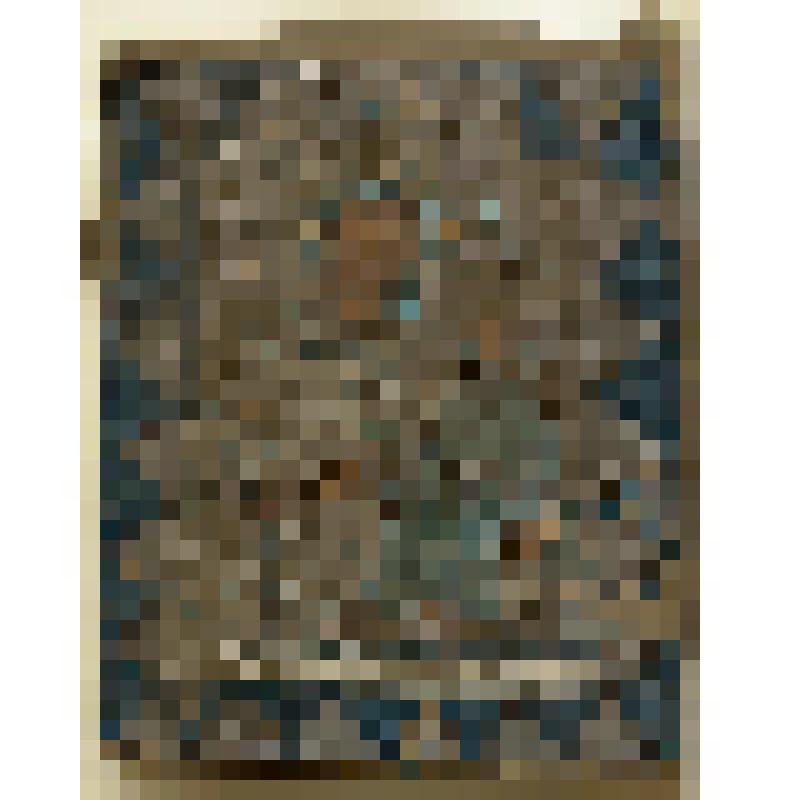 Икона "Богоматерь Тихвинская" в окладе, шитом бисером