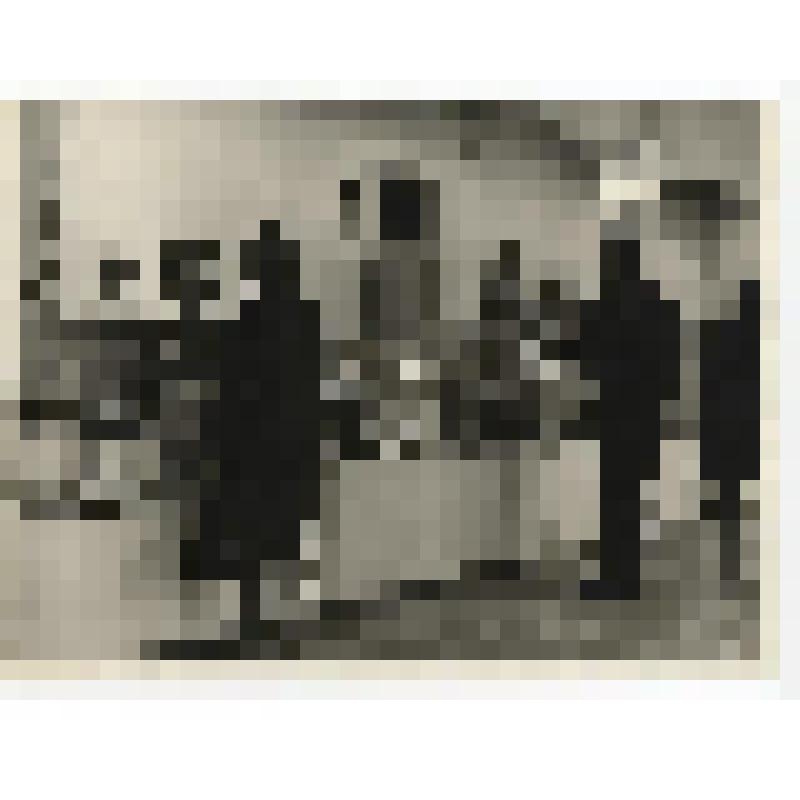 "Отдел гастрономии в Билибинском магазине, 1969 год". Фотография черно-белая