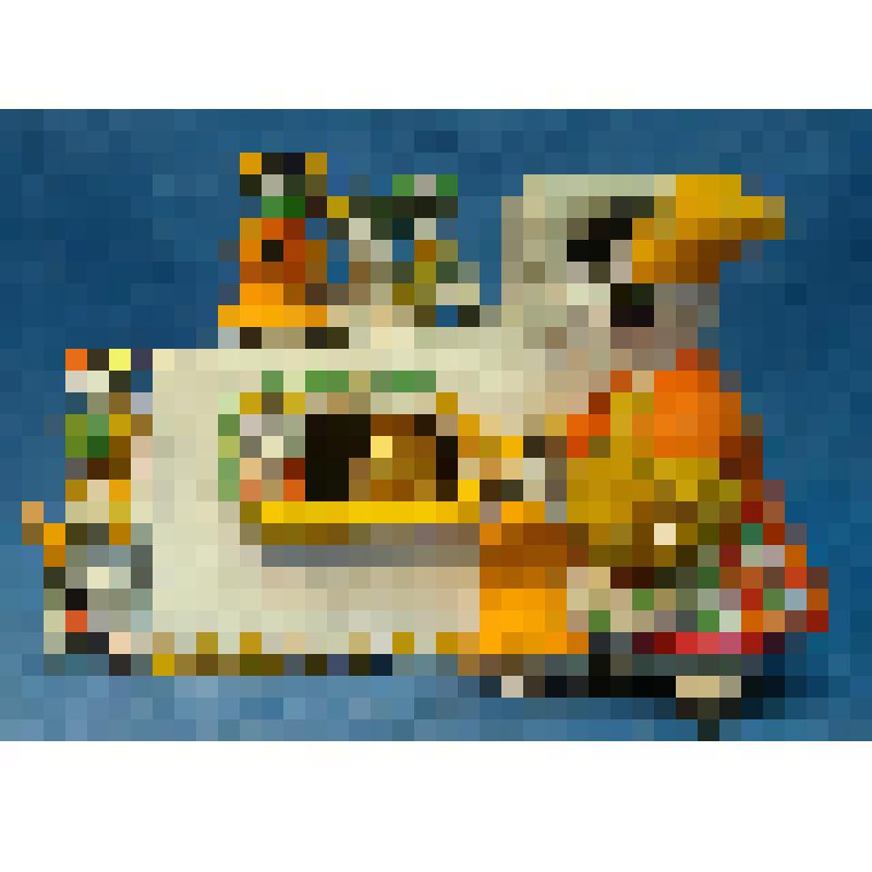 Игрушка дымковская. Семеро козлят