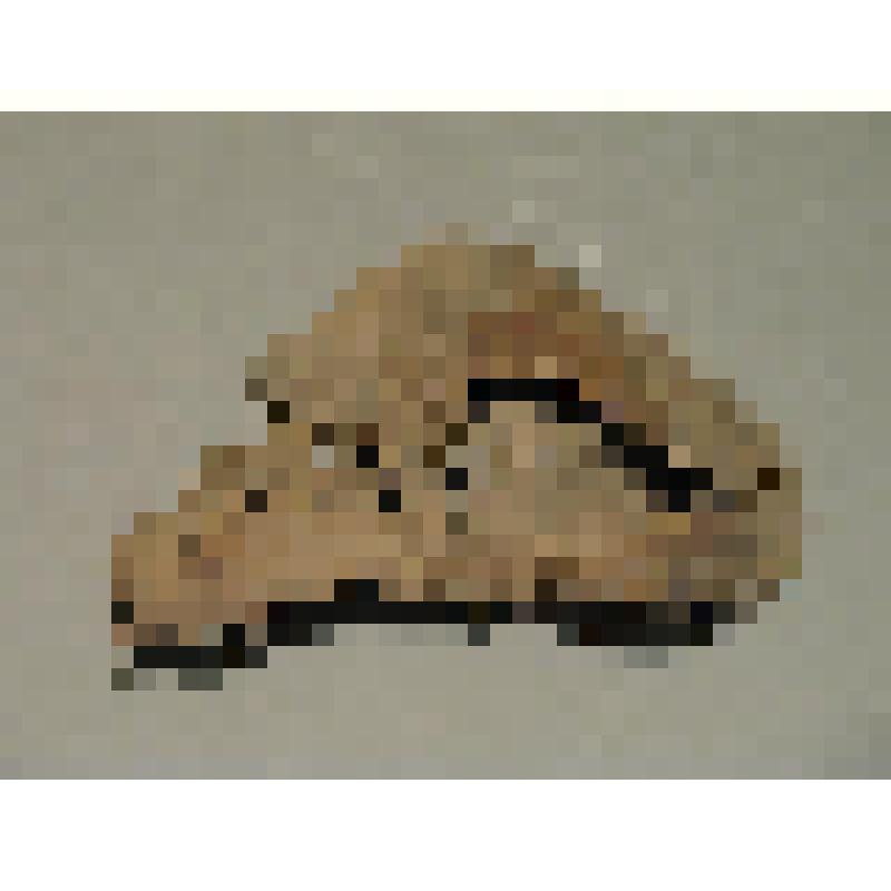 Фрагмент кожаного сапога с частью голенища, на многослойной кожаной подошве