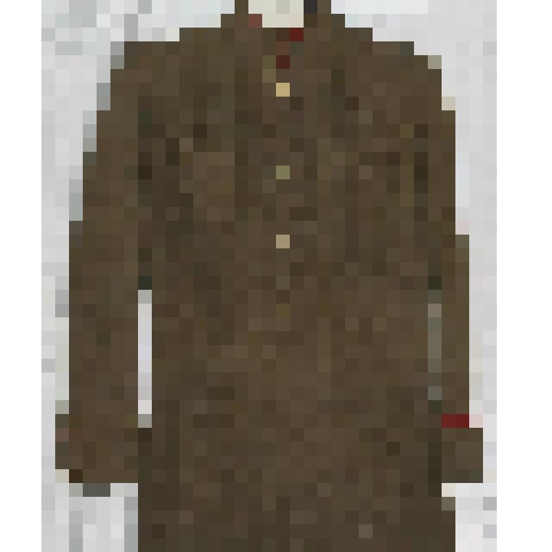 Предметы Великой Отечественной войны 1941-1945 гг. Платье военное, сшитое из солдатской шинели Шабардиной Анастасии Артемьевны, санинструктора 955 стрелкового полка