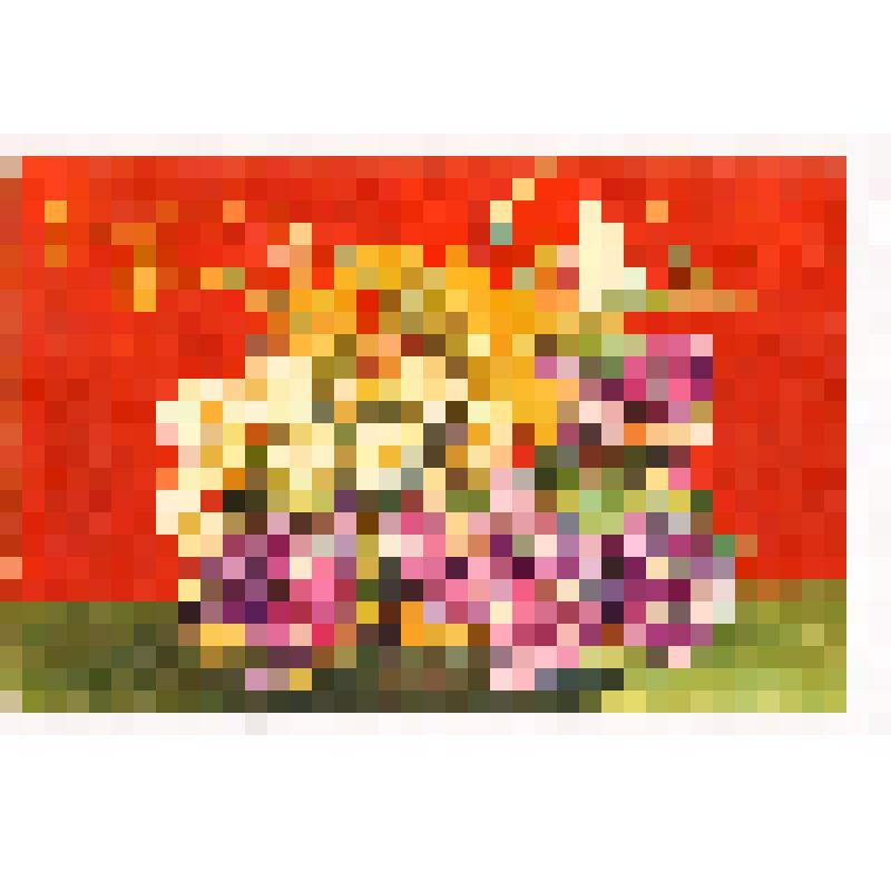 Открытка Ларкиной Ю.М. "С 8 Марта" от Рысковых и Валицких