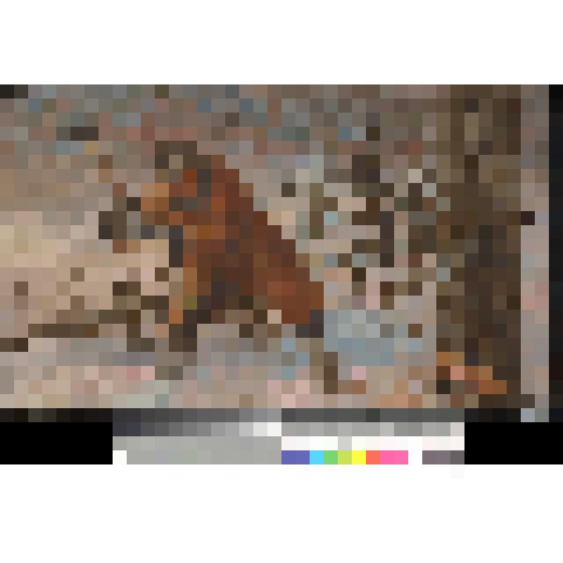 Картина. Рубка леса топором