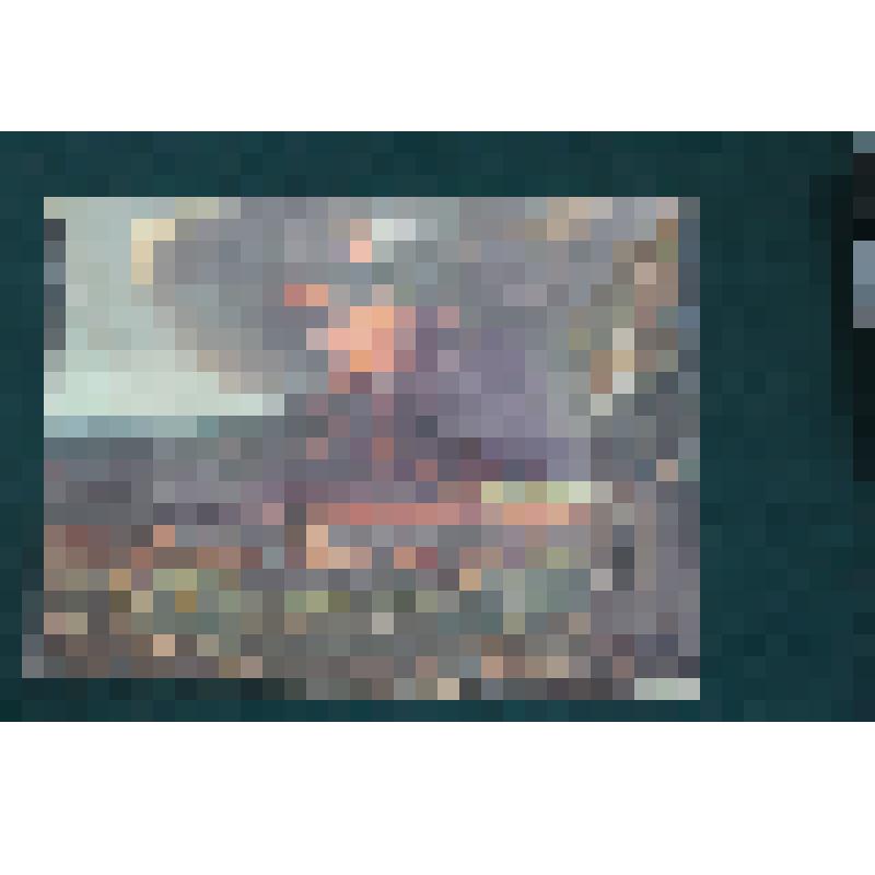 Литография "Извержение вулкана в Италии"