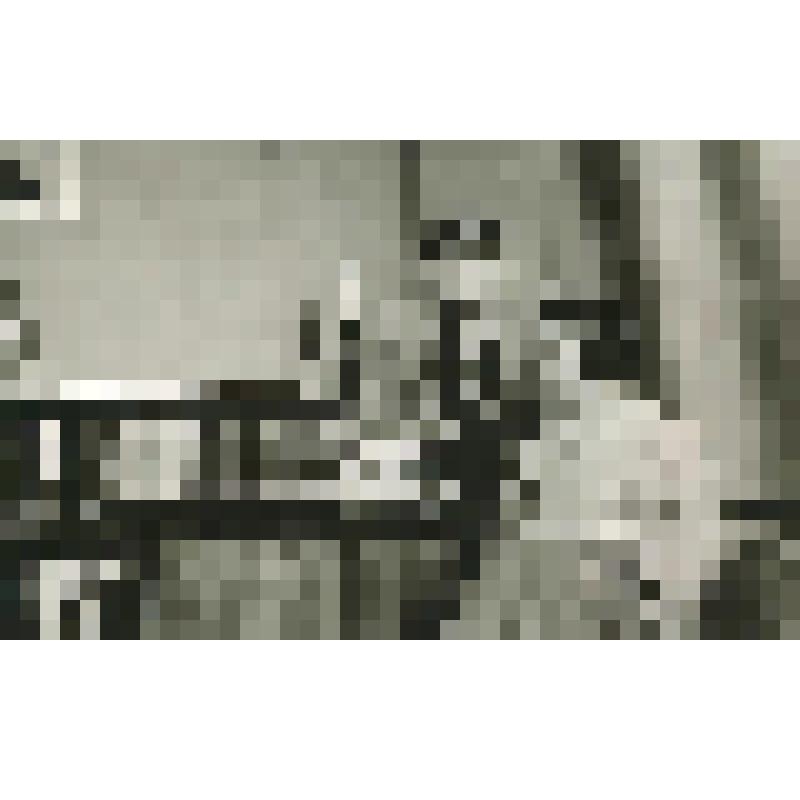 Фотография. Ахмед-Рыза - В.С. Якут, Нихаль - О.В. Николаева. Поколенная, профиль вправо. Сидит у письм. стола. "Чудак" (пост. В. Комиссаржевский, худ. Н. Акимов.). Москва, Театр имени М.Н.Ермоловой