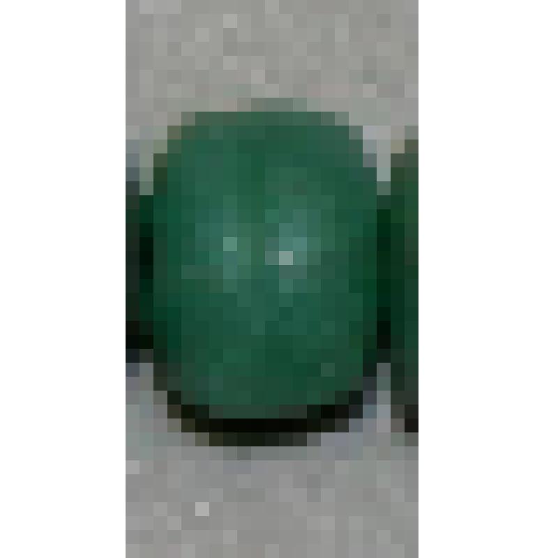 Бисер зеленый круглый уплощенный, №318 в низке