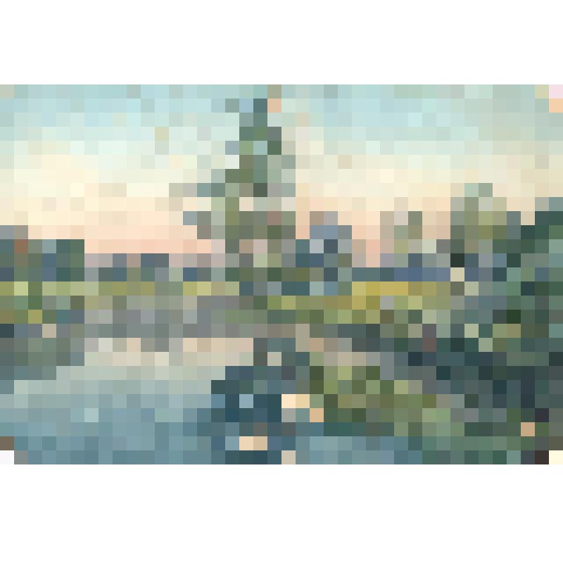 Открытка "На Волге близ Саратова"