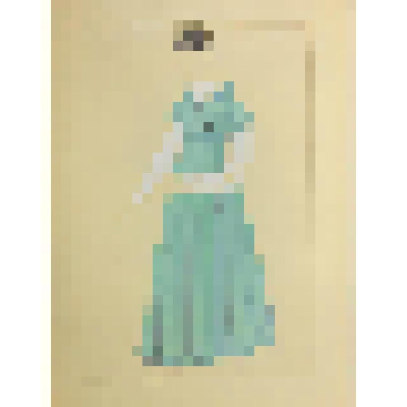 Эскиз костюма. "Агафья Тихоновна" (костюм №2). "Женитьба (Совершенно невероятное событие)". Москва, Центральный детский театр (ЦДТ)