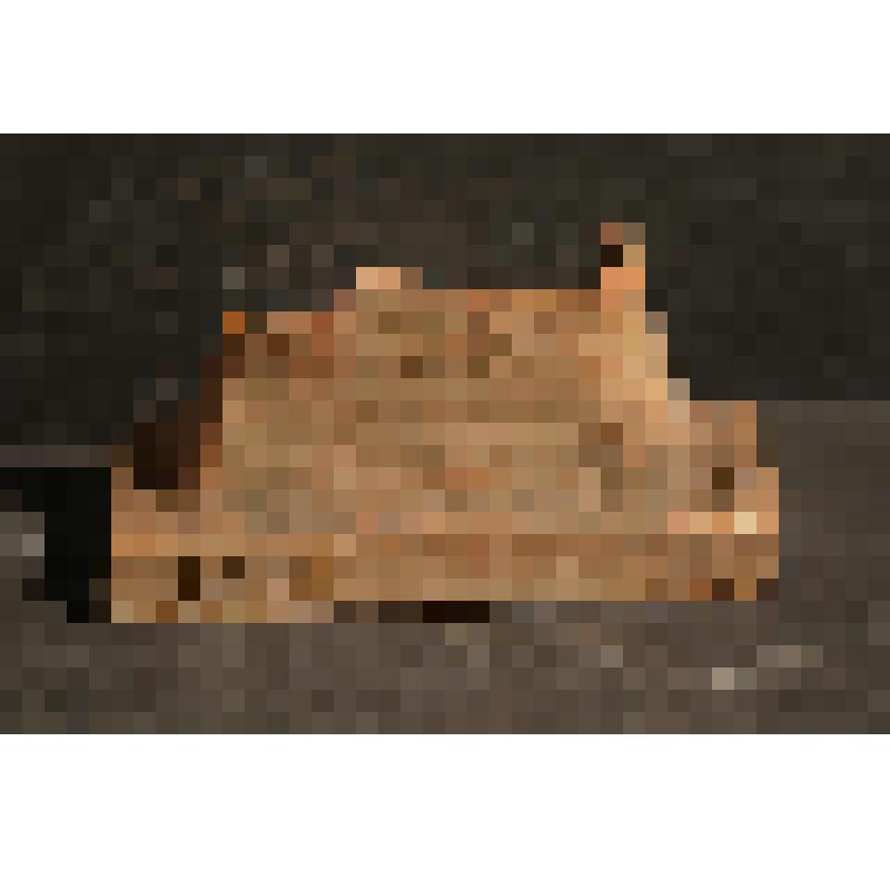 Изразец печной, гладкий расписной. Фрагмент