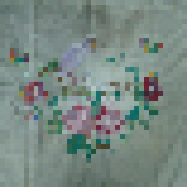 Панно вышитое "Гнездо аиста"