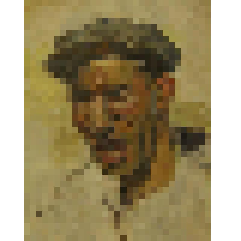 Кричащий мужчина. Этюд