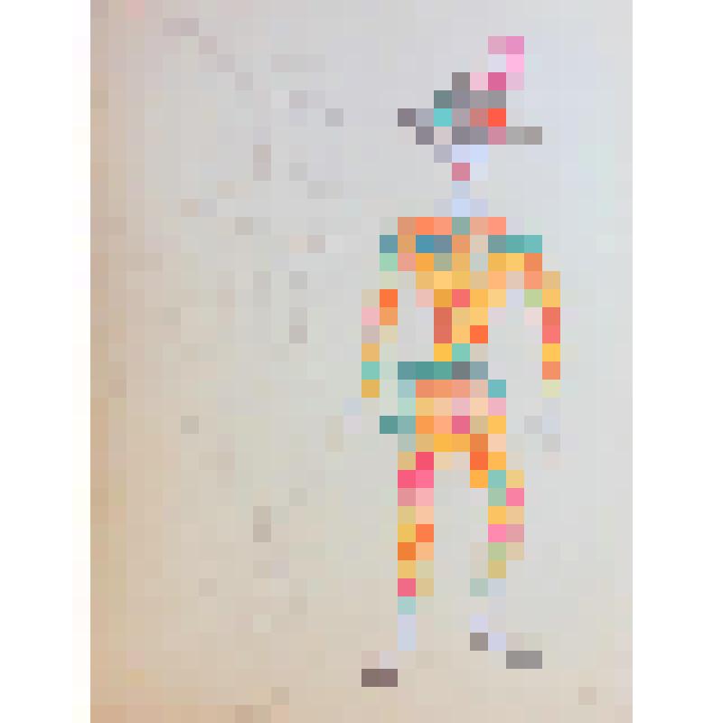 Эскиз костюма. "Арлекин". "Золотой ключик". Москва, Московский академический музыкальный театр им. К.С. Станиславского и В.И. Немировича-Данченко