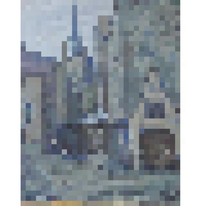 Картина. Петровские амбары. Рига