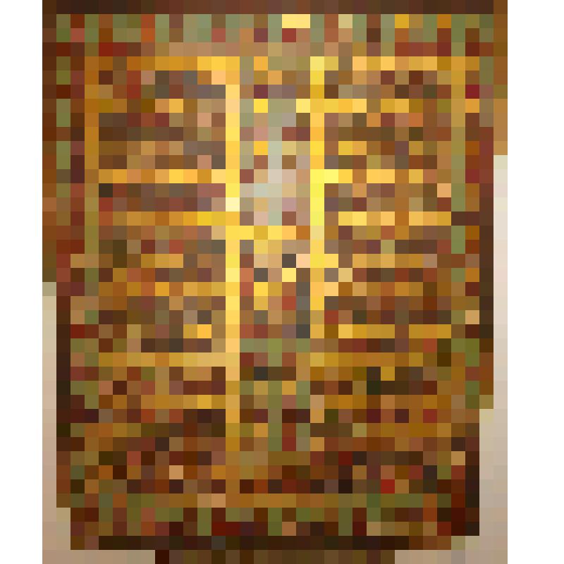 Икона «Воскресение – Сошествие во ад» с собором святых и иконами Богоматери  в  62-х изводах