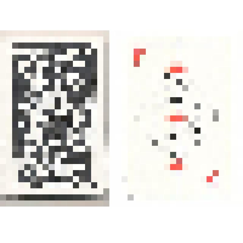 Тройка бубен, из колоды карт игральных "Модерн" (трансформационные)