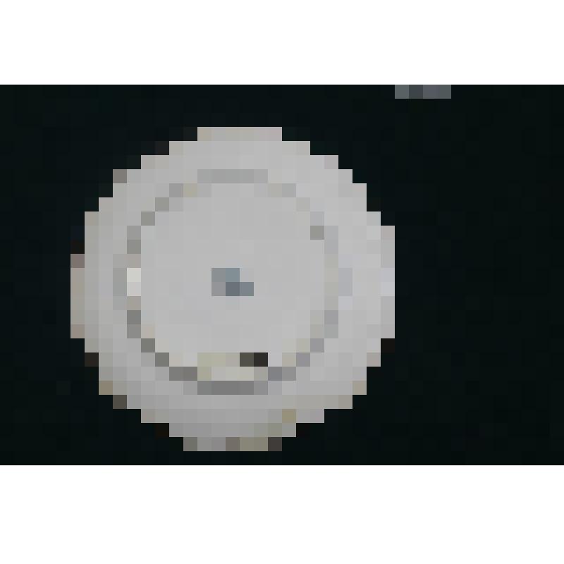 Тарелка мелкая большая, белая с рельефными краями