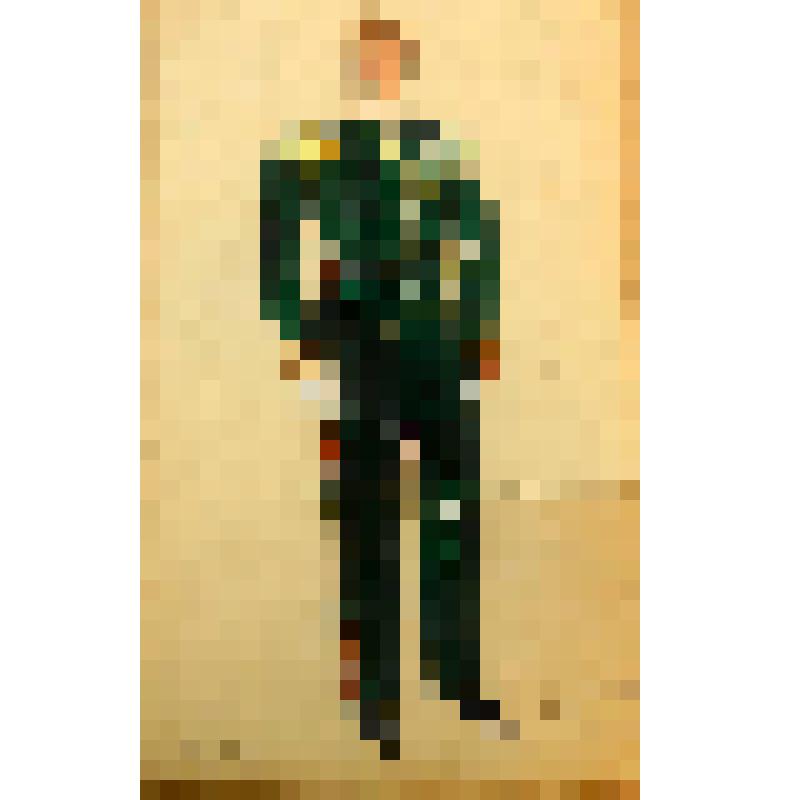 Эскиз костюма. "Скалозуб". "Горе от ума" (Режиссер Б.Н. Норд). Москва, Госцентюз