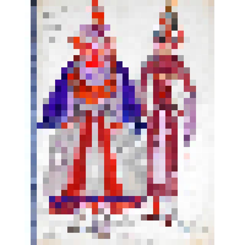 Эскиз костюма. "Молодая служанка и Сулико". "Кавказский меловой круг" (Режиссер В.Дудин). Москва, Московский академический театр имени Вл. Маяковского