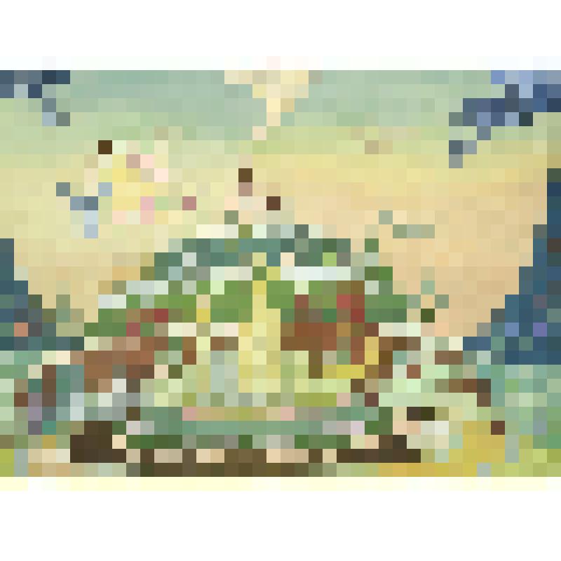 "Недотрога"-А. Устинов. Общая динамическая установка. Эскиз декораций