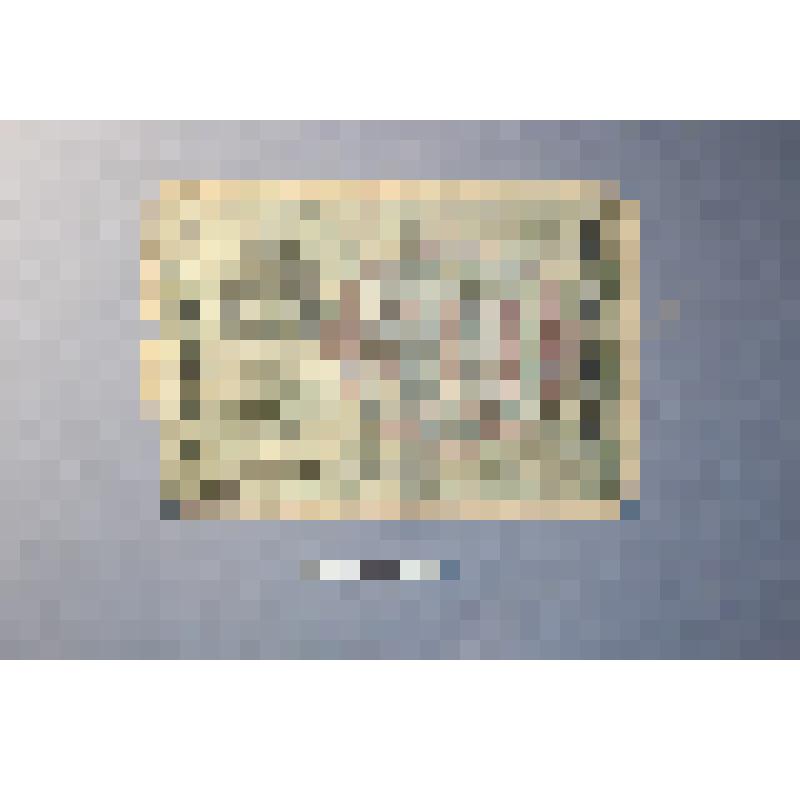 Знак расчетный 500  рублей 1919 года, РСФСР,  Россия. Сохранность неполная: мятая, в разрывах по периметру, протерта