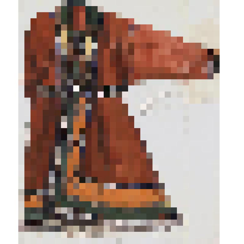 Зарисовка эвенского женского зипуна. Из альбома "Модели одежды и дополнения к ним в характере народного искусства из оленьих шкур, камуса и замши"