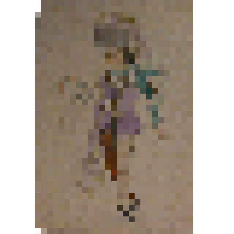 Преко (глашатай). Коллекция И.С. Зильберштейна. Эскиз костюма для моралитэ XV века"Нынешние братья"