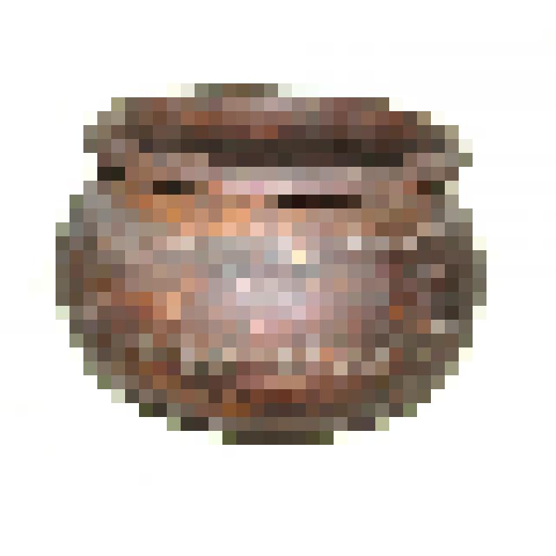 Чашка (горшок) деревянная, украшенная кружковым орнаментом и линиями