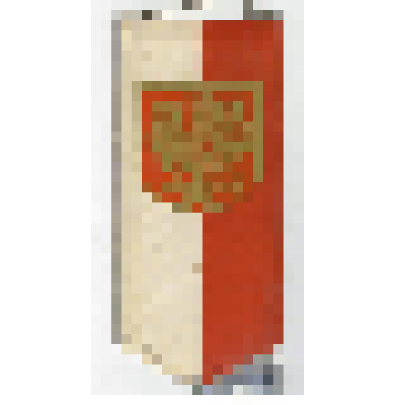 Знамена, флаги и вымпела. Вымпел "Гранд приз" за I место на международном турнире по настольному теннису, г. Познань, Польша