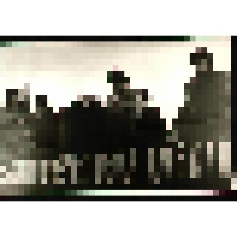 Фотография сюжетная. Балыбин Алексей Васильевич, Подоляко Иван Сергеевич и Дергачев Ю.А. на митинге на Северо-Песчанской шахте, посвященном добытой трехмилиионнной тонны руды