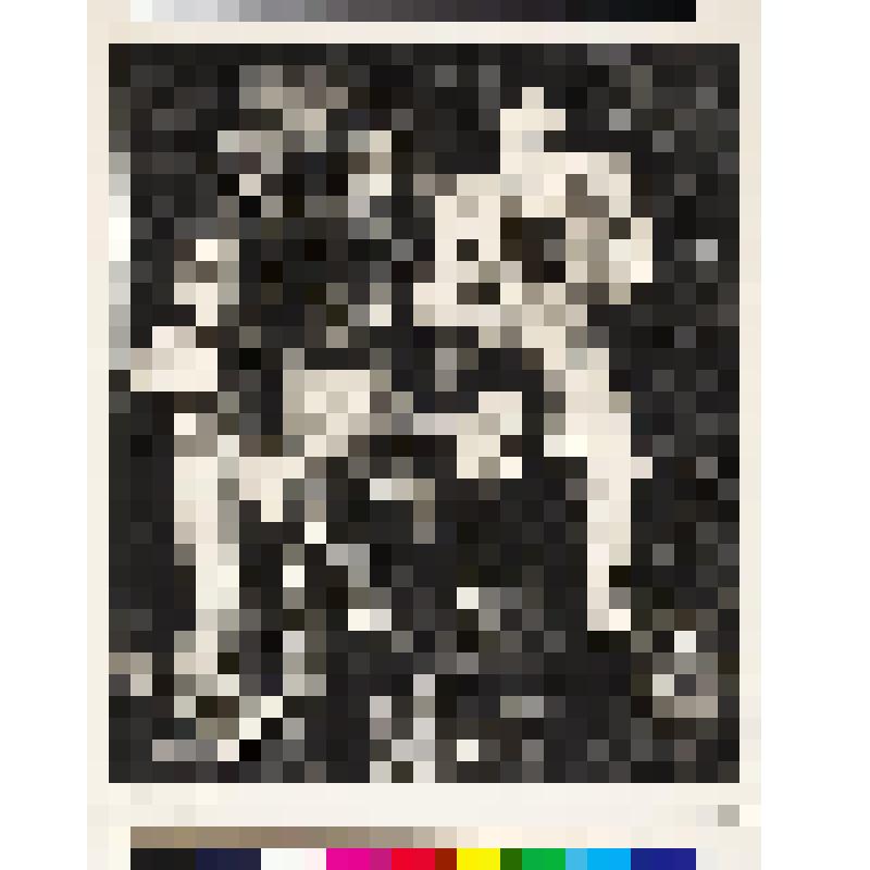 Цирк в предместье, гравюра