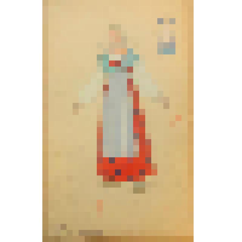 Эскиз костюма. "Лиза". "Горе от ума" (Режиссер Б.Н. Норд). Москва, Госцентюз