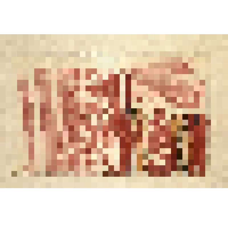 Зарисовка фрагмента орнамента рубахи. Из альбома "Орнамент русской народной женской одежды. Женская одежда средне-русской полосы. Отдельные предметы одежды и детали орнамента. Часть III."