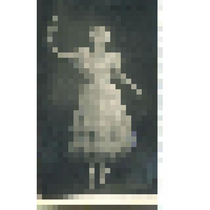 Фотография. И.Б. Израилева в роли. Стоит в рост, в руке жезл. "Медный всадник". Санкт-Петербург, Ленинградский государственный академический театр оперы и балета имени С.М.Кирова (Театр им. Кирова)