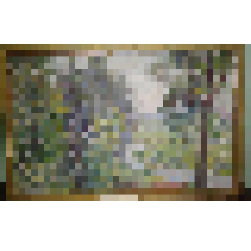 Этюд1947 г. Художник лихин Петр Константинович "Курск . Стезева дача"холст, масло